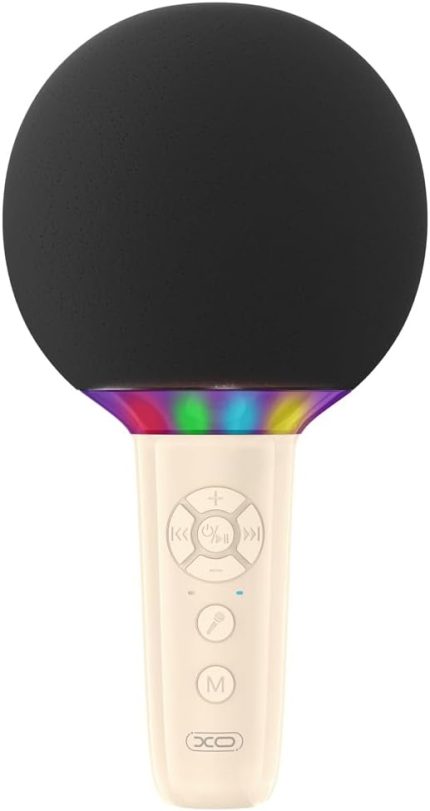 Simple is Beauty Lollipop Pro Bluetooth Kablosuz Mikrofon BE50-7W Güç, 1200mAh Li-ion Batarya, USB-C Şarj, 600Hz-12kHz Frekans Yanıtı, 10m Kablosuz Mesafe, 20cm | 297gr (Bej)