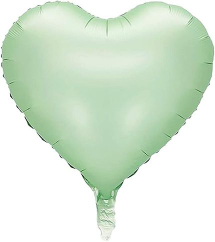 Folyo Balon Retro Parti Balonu Adaçayı Yeşili 18 inc 45 cm
