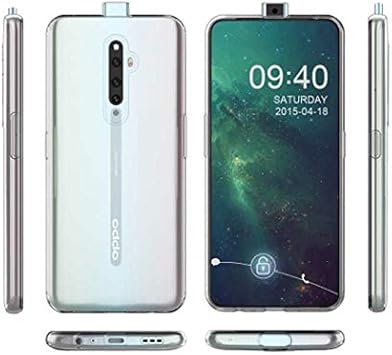 Oppo Reno 2Z Uyumlu Kamera Korumalı Darbe Önleyici Ultra Slim TPU Şeffaf Silikon Kılıf (Şeffaf, Oppo Reno 2Z) - Görsel 2