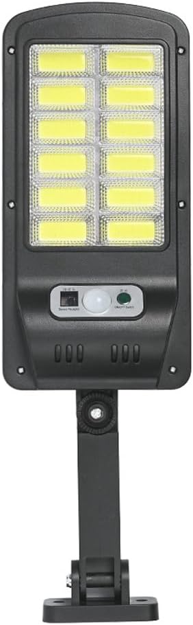 Solar Sokak Duvar Lambası Dış Mekan IP65 Su Geçirmez 6000K Alacakaranlıktan Şafağa Hareket Sensörü ile Led Dış Aydınlatma Park Yeri için Dönebilen Kol Uzaktan Kumandası