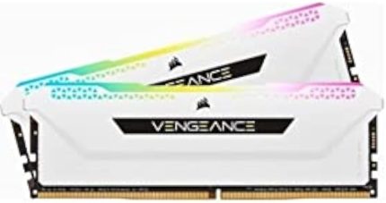 Vengeance RGB Pro SL 32GB (2X16GB) 3200Mhz CL16 1.35V DDR4 Ram, Beyaz (CMH32GX4M2E3200C16W)