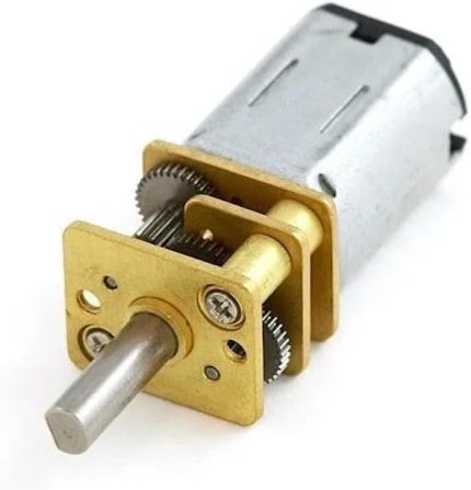12V 12mm 120 RPM Redüktörlü Mikro DC Motor