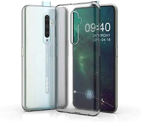 Oppo Reno 2Z Uyumlu Kamera Korumalı Darbe Önleyici Ultra Slim TPU Şeffaf Silikon Kılıf (Şeffaf, Oppo Reno 2Z)
