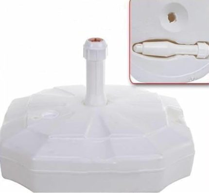 Bahçe Şemsiyesi Bidonu 2 Metreye Kadar Şemsiyelere Uyumlu YUVARLAK Şemsiye Altlığı 20 Litre