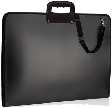 Resim Çantası Fermuarlı Kulplu 37x54 cm 1 Adet Teknik Resim Dosya Çantası 35x50 cm Askılı Proje Çantası Okul Sınıf