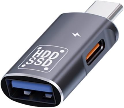 mobile 2in1 Type C To Type C ve USB Çevirici OTG Adaptör, Şarj ve Data Aktarım OTG Çeviricisi