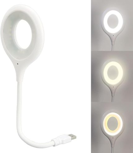 Sesle Kontrol 3 Renk Işık Modlu Akrobat USB LED Kitap Okuma Işığı, USB Gece Işığı Lambası, 20 LED, Sesle Kontrol Masası Işığı, Ses Komutları Açıklamada Mevcuttur