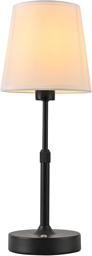 lambası kablosuz pilli – 5200 mAh şarj edilebilir, yüksekliği ayarlanabilir, kademesiz kısma fonksiyonu ve dokunmatik kontrol – yatak odası, yemek masası, mutfak tezgahı ve komodin için mükemmel