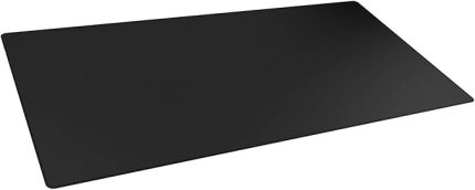 Pro Black Edition - Dikişli Kenar 70x30, 90x40, 100x50 ve 120x60 cm Oyuncu Gaming Mouse Pad (Siyah, 120x60 cm)