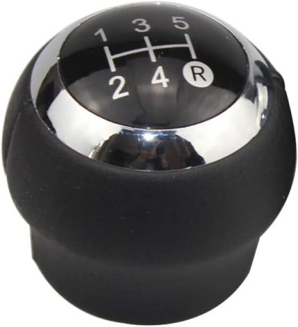 Manuel Vites Topuzu PU Deri Siyah, Araba Vites Değiştirme Kolu Vites Kolu Toyota ile Uyumlu RAV4 Urban Cruiser 5 Hız