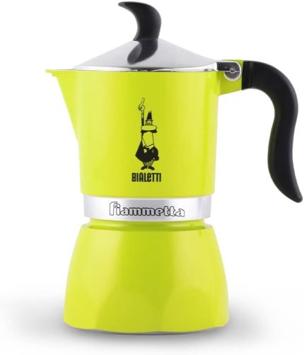7111 Fiammetta, Kahve Makinesi 1 Fincan, Alüminyum, Electric Lime