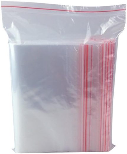 Torba Şeffaf Kilitli Poşet Tüm Ebatlar 100'lü (13x16 cm)