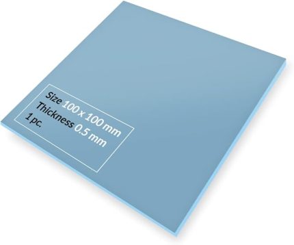 TP-3: Premium Performans Termal Ped, 100 x 100 x 0,5 mm (1 Adet) - Yüksek Performans, Özellikle Yumuşak, İdeal Boşluk Doldurucu, Köprü Boşlukları, Termal Pedler gpu, Termal ped CPU