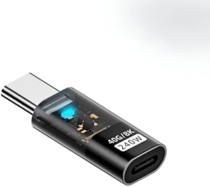 Type C to Type C USB3.2 240W 40Gbps 8K Hızlı Şarj Veri ve Görüntü Aktarımı Çevirici Adaptör OTGST