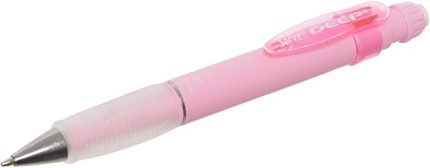 Deep Mekanik Kurşun Kalem 07mm, Kalın Gövde, Yumuşak Grip, Şeker Pembesi