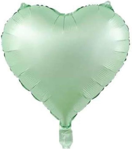 Yeşili Renk Kalp Folyo Balon 45 cm 1 Adet
