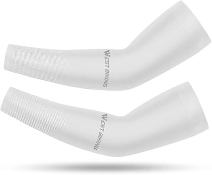 BATI BİSİKLET UV Güneş Koruması Spor Kol Kollu Spor Kol Kolları Buz İpekler UV Korumalı Outdoor Fitness Sıkıştırma Kol