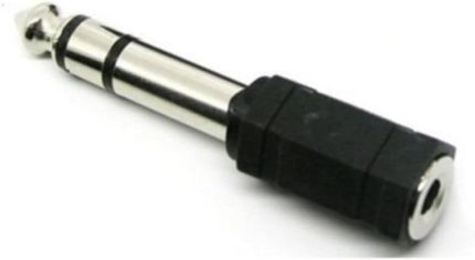 Anfi Amfi Kablo Jak Dönüştürücü Jack Çevirici Erkek 6.5mm Dişi 3.5mm Çivi Gitar Arkasıince