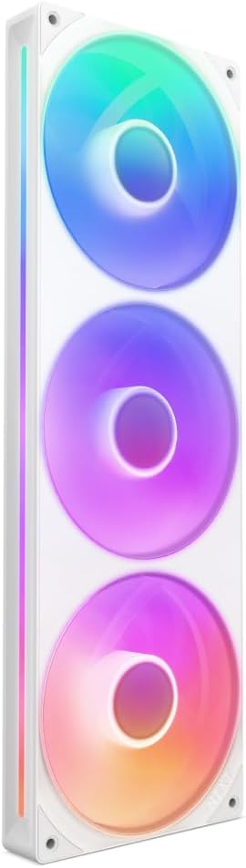 F360 RGB Core – 360 mm tekli çerçeve fan ünitesi 3 x 120 mm RGB fanlı – devir sayısı ve aydınlatma kontrolü – yüksek statik basınç ve hava akımı – fan başına 8 aRGB LED – beyaz