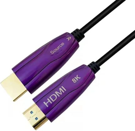 (CPS8K150) 15MT 8K 60HZ HDMI 2.1 - ETHERNET 48 GBPS METAL BAŞLIK AKTİF FİBER OPTIC HDMI KABLO