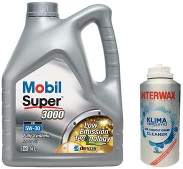 Super 3000 XE 5W30 Motor Yağı 4 L + 03047 İnterwax Klima Temizleyici