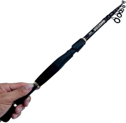 2.4m Karbon Fiber Spinning 10-40gr LRF Olta Kamış - Ultra Hafif 125gr - Spin ve Baitcasting At Çek - 2kg taşıma - 8 Boğum Teleskopik