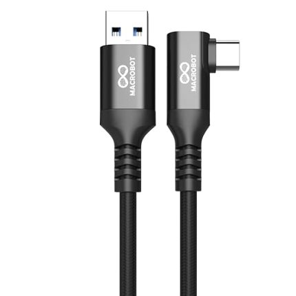 Quest 3 ve 2 ile Uyumlu Bağlantı Kablosu 5mt 5Gbps USB 3.2 Hızlı veri aktarımı, Hızlı Şarj USB-C (İnce)