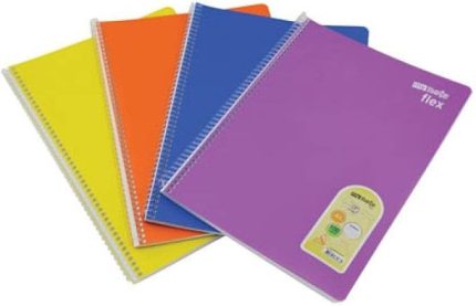 Flex Pastel Pp Kpk Spiralli A4 100yp Çizgili Defter