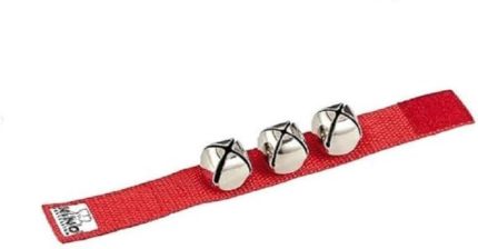 3 Çelik Çanlı Bilek Zili (Kırmızı)