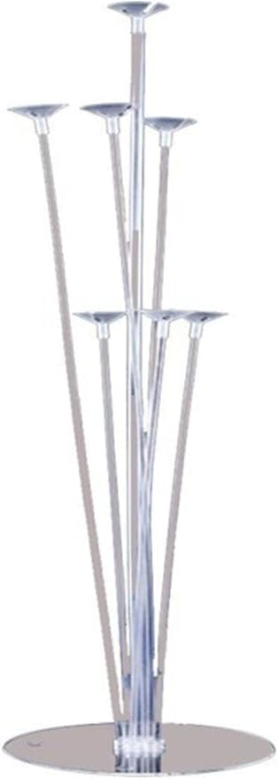 1 Adet 7'li Şeffaf Doğum Günü Ayaklı Balon Süsleme Standı