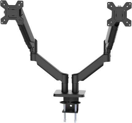 13-32" LCD/LED Monitör Çift Tutucu, Kol Amortisörlü, Vesa, Monitör Standı 2-20 Kg, Gaming Stand Askı Aparatı,