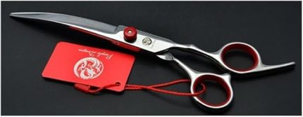 Dragon Profesyonel 7.0 Inch~18 Cm Kedi/köpek Pet Kuaför Kavisli Makas (metal)