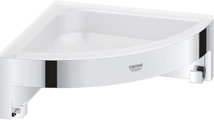 Start Cube QuickFix Köşe Duş Rafı | Duş/Banyo Aksesuarları | Krom | 41106000