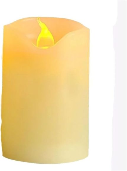 Led Gün Işığı Renkli Plastik Pilli Mum 8 Cm BP001328CM