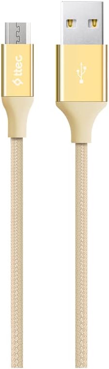 AlumiCable Micro USB 120cm Şarj Kablosu - Altın (2DK11A)