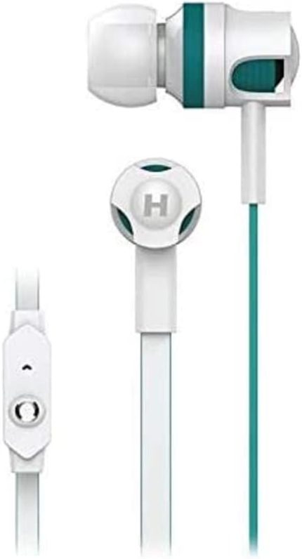 HY-X06 Mobil Telefon Uyumlu Beyaz/Mavi Kulak İçi Mikrofonlu Kulaklık
