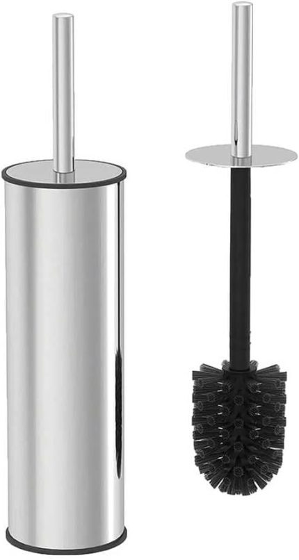Efor 488S Kromajlı Tuvalet Wc Fırçası - Çelik Fırçalık Siyah