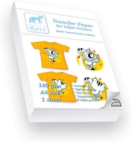 Transfer Kağıdı Koyu Renk Pamuklu Kumaş 180gsm 1yp A4