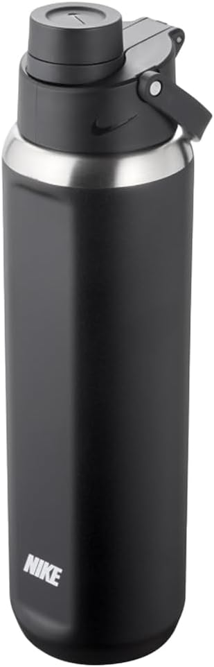 Nike SS Recharge Chug Bottle 24 OZ Unisex Suluk & Matara SİYAH Tek Ebat