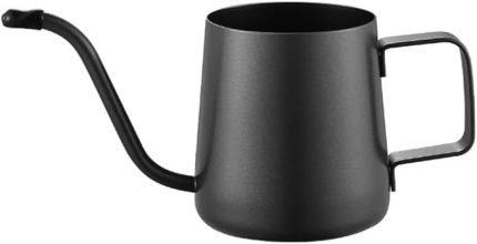 Paslanmaz çelik sulama kabı, modern dekoratif sulama tenceresi, uzun ağızlı iç mekan bitkileri için bonsai dış mekan bahçe çiçekleri (250 ML)