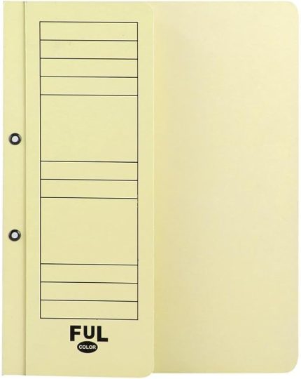 Color 05114 Yarım Kapak Dosya Karton A4 50 Adet - Sarı