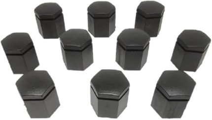 Astra J ile Uyumlu Bijon Kapağı Siyah 10 Adet 19X24 mm