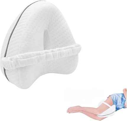 Ortopedik diz yastığı, sırt ağrılarını azaltır, ergonomik hafızalı köpük, çıkarılabilir kılıflar, hafızalı köpük bacak yastığı, ergonomik yan yatanlar için yastık