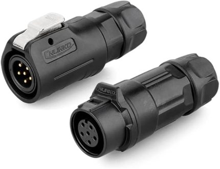 LP-12 Endüstriyel IP67 Su Geçirmez Konnektör Hızlı Fiş Dairesel Konnektör PBT Plastik Muhafaza Uçak Konnektörü M16 2-8-pin Fiş ve Soket (6-pin)