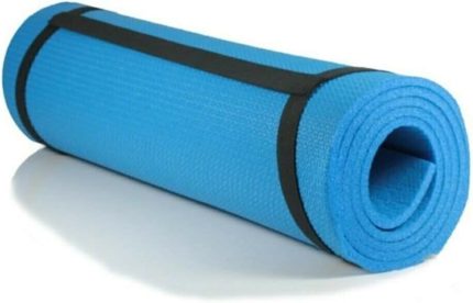 Mavi Renk Yoga Minderi ve Pilates Minderi Kamp Matı 5 mm Çok renkli