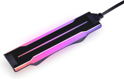 LI UNI Fan P28 Opsiyonel Yandan dağınık RGB Şerit 3 Adet Paket, Siyah Renkli Çerçeve (P28120-1B, P28120-3B, GA2P36B ile uyumlu) - P28ARGB-B