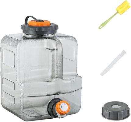8 l / 12 l/15 l kamp su kabı, spigot ile, taşınabilir su deposu, yürüyüş, açık hava, kamp evi kullanımı için