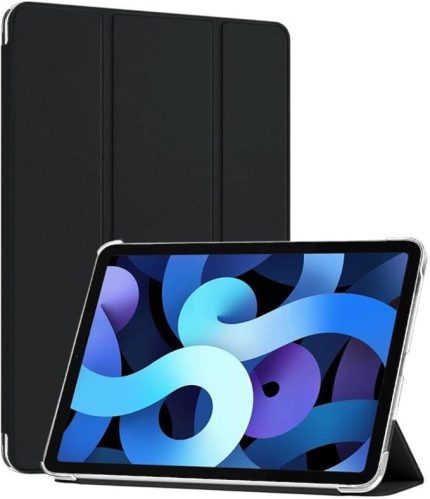 Redmi Pad SE 11inç ile uyumlu Kılıf PU Deri Smart Standlı Case Siyah