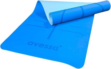 Pilates Minderi Çift Renk Mavi Tpe-20