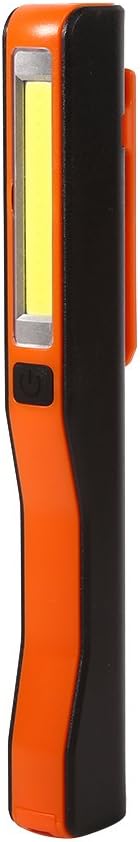 1 Adet Yeni Tip Taşınabilir Led El Feneri USB Şarj Edilebilir Mıknatıs Klipsi Çalışma Işığı Muayene Lambası (Kırmızı)